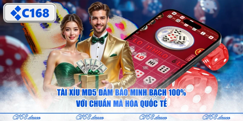 Tài xỉu MD5 đảm bảo minh bạch 100% với chuẩn mã hóa quốc tế